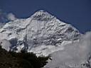 Dsc00119.JPG: Dhaulagiri (8168 m.) in de ochtendzon